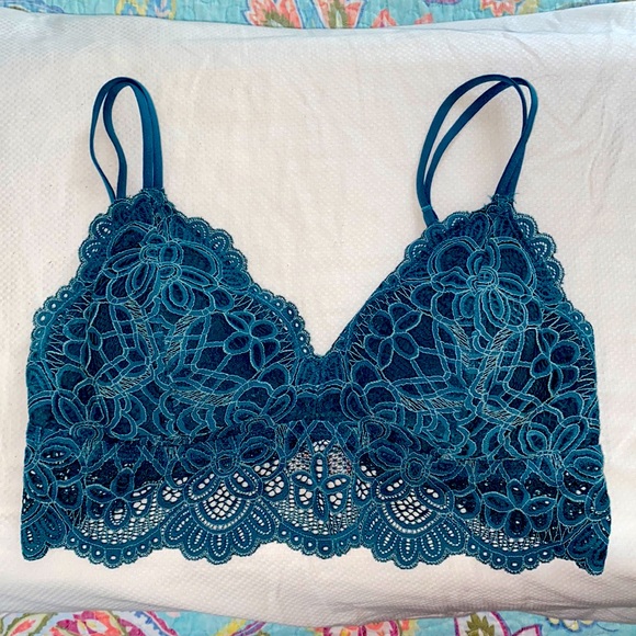 Target Intimates & Sleepwear Turquoise Lace Bralette Target Medium